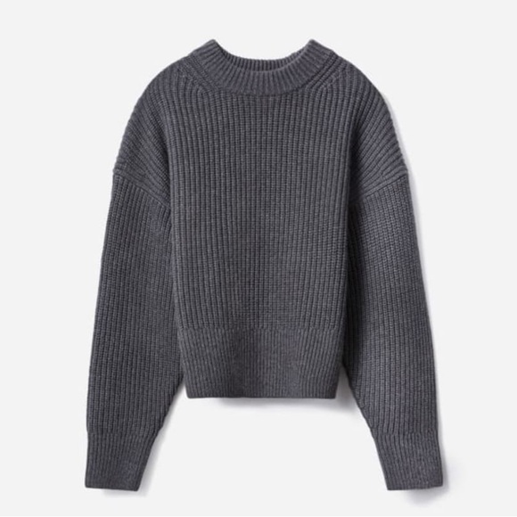 Everlane Gray Crew Neck Sweater - Picture 2 of 6